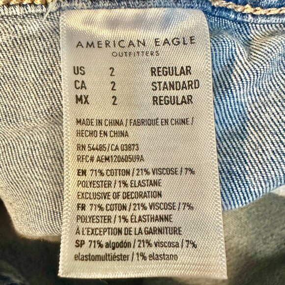 American Eagle Jeans Boot Cut Size 2 Regular Inseam 29 inches - Picture 11 of 11